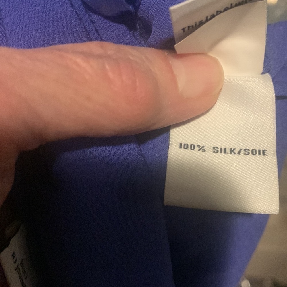 Diane Von Furstenberg Blue Silk Maja Two Back Snap Dress - Picture 5 of 5